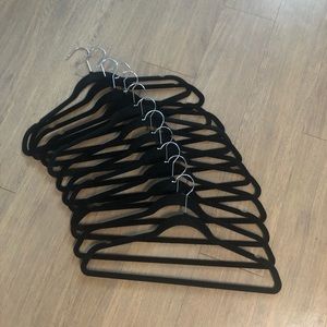 Black Velvet Hangers 50 ct